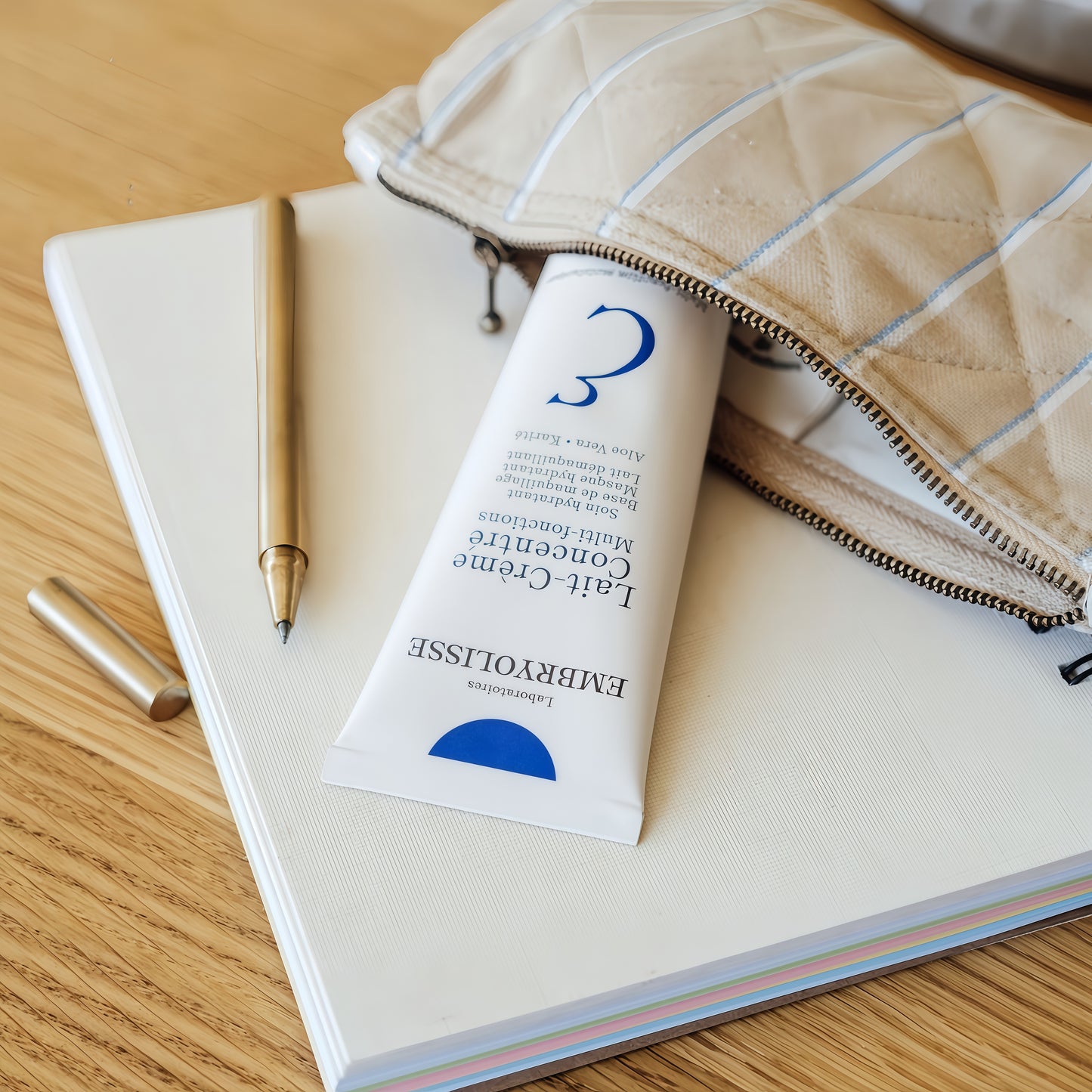 Embryolisse Lait-Crème Concentré Face Moisturizer and Makeup Primer, French Face Cream With Shea Butter & Aloe Vera